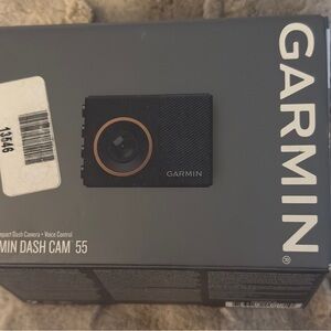 Garmin Dash Cam 55 with Black and Silver Design
